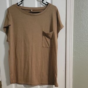 Casual Tan Women's Top